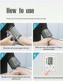 Blood Pressure Monitors & Accessories - White - View 3