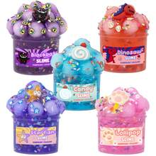 70ml Crunchy Crystal Slime Ball Kit With Bat, Dinosaur, Starfish Charms - Slime Set For Boys Girls, Perfect For Christmas Gifts Party Favors, Includes Fun Slime Accessories DIY Sensory Toys - Multicolor - View 12