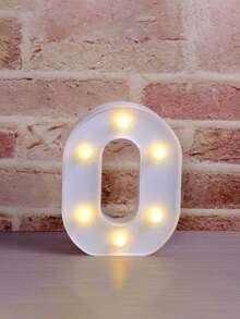 4个/1个 - 16厘米霓虹LED字母灯，电池供电，字母A-Z，适用于派对餐桌中心装饰、性别揭晓派对、生日派对和婴儿房装饰 - 白色-約16cm - 查看 34