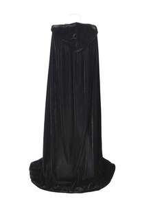 Unisex Hooded Cape Full-Length Velvet Cloak, Suitable For Halloween Costume Role-Playing. Long Hooded Cloak Witch Costume For Both Men And Women
