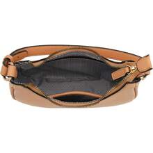 FashionPuzzle Small Crescent Shoulder Bag Underarm Purse - 淺棕褐色/淡棕褐色 - 查看 6