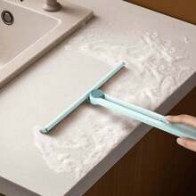 1 Pc Foldable Scraper Cleaning Wiper Shower Scraper Glass Cleaning Floor Window Glass Cleaning Tools Household Glass Wipers, Household Multifunctional Window Wiper Bathroom Countertop Wiper Bathroom Rotatable Folding Glass Window Scraper Scraper Board Clean Household Wipe Glass Window Mirror Countertop Scraper