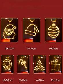 1pc Funny Christmas Window Lights, Luxury Ambience Decorative Lights Battery Box Style, Room With LED Lights Fairy Lights Clip Strings, Night Lights Hanging Photos, Bedroom, Mirror With Lights Weddings, Festivals, Party Decorations, Random Gifts Garden Lights Garden Decoration Wedding Decorations Room Decoration Gifts Birthday Graduation, Ambient Lights, Decorative Lights, Christmas Streamers, Christmas Lights (Three Sections Of Seven Batteries)Christmas Decoration XMAS Decor Christmas Tree Gift Decor Thanksgiving Wedding Home Decor Home Decor Fall Decor Autumn Decor Birthday Decorations For Gifts Party Supplies Indoor Outdoor Garden Holiday Festival Decor Halloween Decor Wall Decor Halloween Ornaments