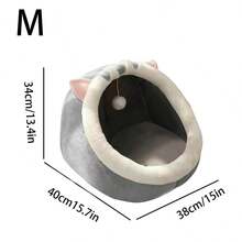 1pc Comfortable & Cute Cat/Small Dog Bed, Suitable For All Seasons - Multicolor - View 16