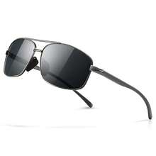 Ultralight Rectangular Polarized Sunglasses With UV400 Protection - màu đen - Xem 1