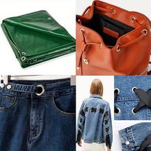 孔眼打孔器套件，含 200 个索环，适用于 DIY 防水布、人造皮革和防水面料项目、缝纫和手工必需品