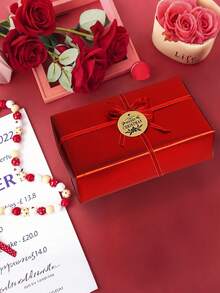 1卷哑光金属质感包装纸,纯圣诞红色,礼品包装纸,适用于婚礼、情人节、生日、圣诞节、DIY花束、金属质感圣诞礼品包装纸、DIY圣诞装饰纸(用于配件)、纯色图案、哑光包装纸、万圣节、感恩节装饰、秋季、冬季 - 彩色 - 查看 5