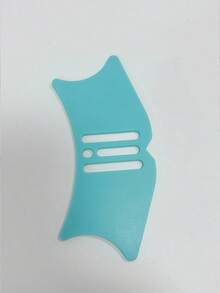 1 pieza Herramienta aplicadora de maquillaje de silicona, rizador de pestañas, moldeador de contorno nasal, cepillo abanico para máscara, mezclador de sombra de ojos y resaltador para principiantes, reutilizable, lavable, portátil, adecuado para el hogar, la oficina, la escuela, al aire libre, maquillaje, económico, decoración de habitaciones, tocador, viajes, dormitorio, accesorios de maquillaje