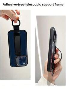 1 pieza Soporte de teléfono multifunción y colorido, anillo deslizante para el dedo, soporte plegable, accesorio universal para la parte posterior del teléfono inteligente, resistente al agua - Agarre y soporte de escritorio - Multicolor - Ver 6