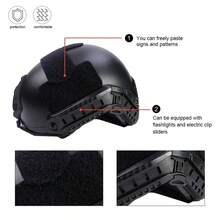 FAST Helmet Airsoft MH Helmet ABS New Thickened Outdoor PJ Air Gun Shooting CS Protective Equipment For Adult - Multicolor - View 10