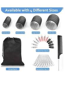 50件套自握式卷发棒套装，沙龙级手动卷发棒套装，适用于短发至长发，DIY发型，打造空气刘海、慵懒卷发、免加热卷发、卷发器、美发产品及配件，适用于理发店、美容院等场所。套装包含卷发棒、卷发梳、卷发器、卷发产品、卷发器、卷发卷发器、卷发工具、卷发器、卷发产品、卷发器、卷发卷发器、卷发工具、卷发棒、圣诞节、理发店、卷发棒、卷发器、美发、免加热波浪、发型、美发、卷发、卷发棒、卷发器、免加热卷发、免加热卷发、卷发器、卷发器、卷发、卷发卷发器、卷发工具、卷发器、卷发扩散器、头发、旅行、美发产品、美发工具、头发理发用品、理发师、理发配件、理发店、美发设备 - 彩色 - 查看 7