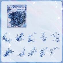 20 peças Adesivos de plantas e flores vintage, faça você mesmo, diário, material de animais de estimação, galhos, adesivos para scrapbooking, artesanato, decoração, álbum, colagem, adesivos