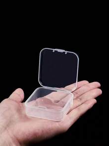 1 szt. Przezroczyste plastikowe pudełko do przechowywania, pojemnik na narzędzia do malowania diamentami, odpowiedni do majsterkowania, rękodzieła, akcesoriów jubilerskich, tabletek, szycia, sortowania koralików, 4,6 x 6,5 x 2,3 cala, 14 małych pudełek w dużym pudełku