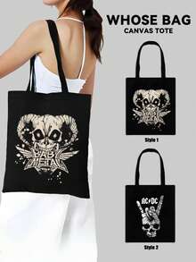 Halloween Gift-GHOSTFACE Support Tote Bag,Handbag, Reusable Shopping Bags, Foldable Large Capacity Casual Grocery Bags,Tote Bag, Perfectly Matching With Halloween Costumes Women