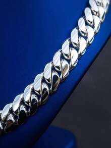12-22mm Wide  Stainless Steel Cuban Link Chain 1PC Premium Stainless Steel Cuban Link Chain Necklace For Men   Men Jewelry Cuban Link Chain Necklaces For Men Gold Chain Cuban Link Chain Women Baddies Chain As Party & Gift & Stage Show Auspicious New Year Gifts - 20毫米(0.78吋) - 查看 7