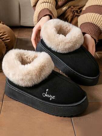 2-In-1 Couple's Snow Boots, Warm Thermal Lined, Slip-On, Suitable For Indoor & Outdoor Wear, New 2025 Collection