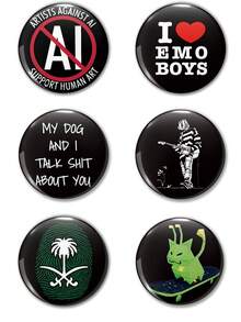 Cute Cat Pattern Badge Brooch, Women's Pin, Lapel Pin, Bag Charm, Fashion Accessory, Fun Gift For Friends, Family, Teachers, And Classmates