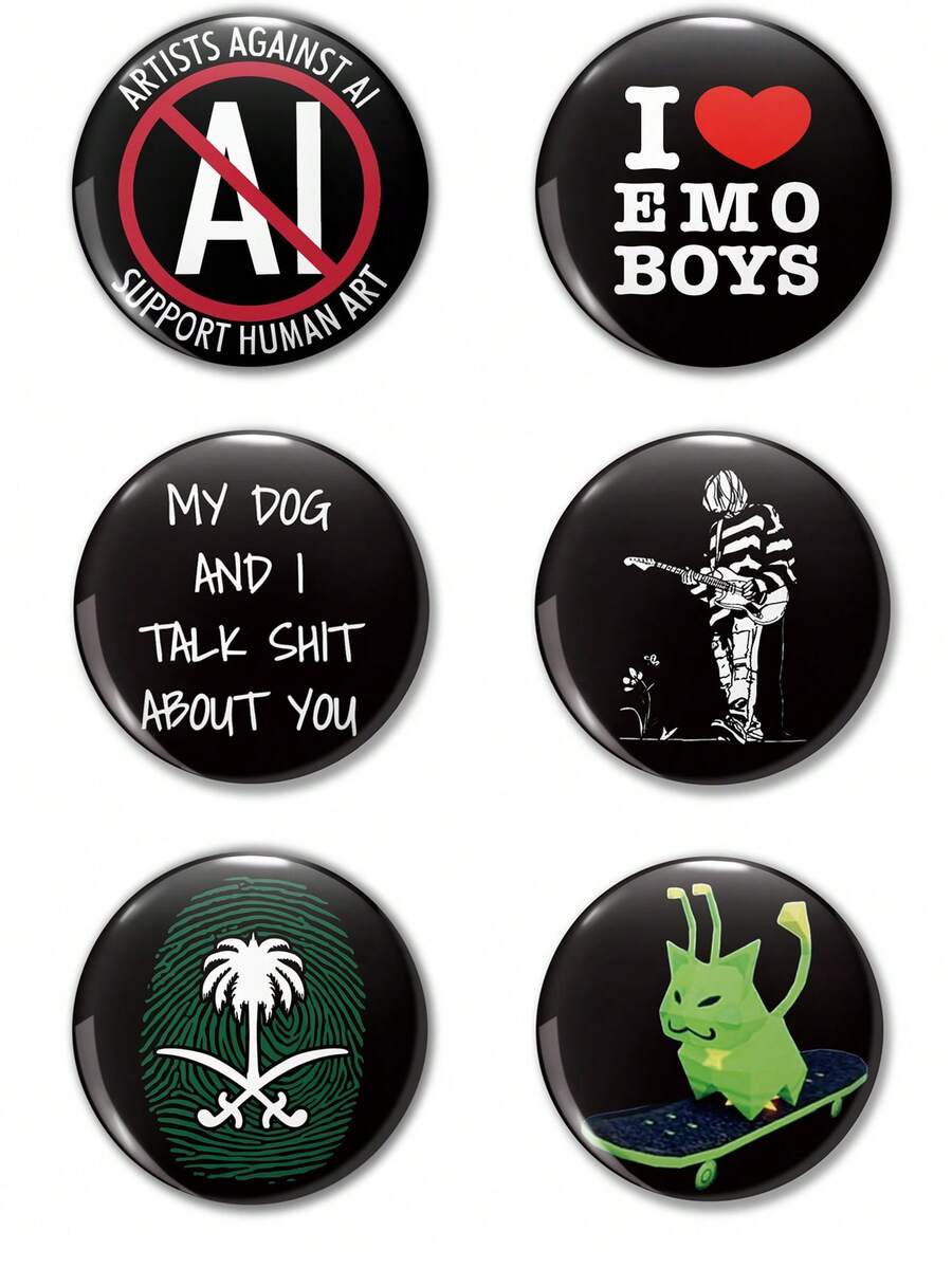 Cute Cat Pattern Badge Brooch, Women's Pin, Lapel Pin, Bag Charm, Fashion Accessory, Fun Gift For Friends, Family, Teachers, And Classmates