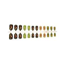 24 Pcs Fresh Floral Vintage Press-On Nails - Almond Shape Handmade Y2K Aesthetic Nail Supplies |   Unas Press On, Unas Postizas & Ready-To-Wear Fake Nails - HYC-DY-304 - 查看 6
