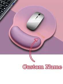 1pc Custom Gradient Mouse Pad, Personalized Customized Text, Name, Photo, Gradient Mouse Pad, Home Office Good Things Back To School - Multicolor - View 11