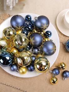 44pcs/Set, Christmas Special-Shaped Ball Pendants, Classic Home Decoration Items, Suitable For DIY Christmas Tree Craft Decoration, Theme Party Scene Arrangement, Holiday Christmas Balls, Gift Props Christmas Decorations Room Decor Winter Christmas Decorations Home Christmas Gifts Christmas Decor - Multicolor - View 4