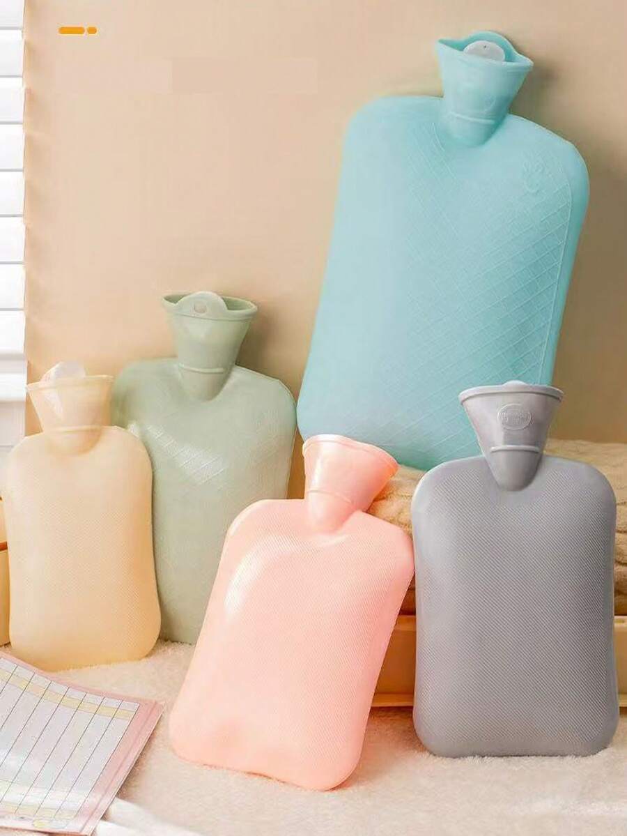 12小时保温热水袋，外观精美；防寒，多功能，加厚PVC材质，耐压防爆，无异味，暖手暖脚，女神节日礼物，学生小礼物。注意：注水款为防爆款 - 彩色 - 查看 1