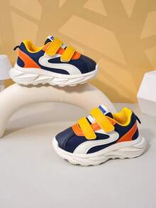 Kids' Chunky Sneakers, Toddler Boys Girls Breathable Running Shoes, Casual Sports Shoes, Infant Baby Mesh Shoes, Spring Autumn New Arrivals - Blue - View 7