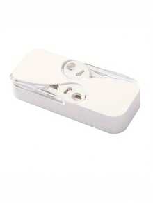 Tragbare Alles-in-einem Zahnseide Aufbewahrungsbox - Automatischer Spender hält Zahnseide sauber und ordentlich - Geeignet für Reisen, Camping, Restaurants und Partys (Inklusive 12 Zahnseiderollen)