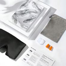 FRESHME Silk Sleep Mask Dark Eye Mask, Zero Eye Pressure Face Mask, Suitable For Women And Men, Comfortable Ultra Soft Eye Mask With Adjustable Elastic Strap, For Travel Sleep Yoga - Gray - View 10