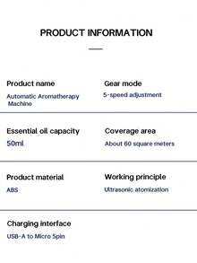 可充电香薰机，5 种模式精油扩散器，空气清新剂扩散器，适用于家庭、汽车、浴室除臭器、加湿器、商业用途，香味选项：茉莉花、真我、栀子花、香格里拉、薰衣草、宁静 - 彩色 - 查看 10