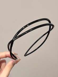 Bộ 3/1 chiếc Băng đô nhựa nhẹ, chống trượt, có răng cưa, màu đen, trắng, vân đồi mồi dành cho nữ, thời trang, đa năng, cao cấp, thanh lịch, đơn giản, tối giản, phù hợp cho sinh hoạt hàng ngày, ngoài trời, bãi biển, tiệc tùng, đi làm, kỳ nghỉ, tạo kiểu tóc, rửa mặt, trang điểm, phụ kiện trang phục, băng đô cho nữ, quà tặng phụ kiện làm đẹp tại nhà, phụ kiện tóc. - Nhiều màu - Xem 7