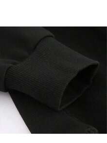 Volleyball Mom Sweatshirt, Proud Sport Mama Sweater, Volleyball Mom Of Player Crewneck, Game Day Sweatshirt For Sports Mom FZ-1090 SW-Unisex Vintage Cotton Tee Black White - Loose Fit For American Music Festival Camping & Shows Casual Crew Neck Sweatshirt Everyday Wear Oversized Crew Neck Sweatshirt With Slogan Graphic - 黑色 - 查看 2