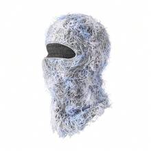 Popular Single Hole Knitted Face Mask, Acrylic Yarn Balaclava Hat For Party, Funny Outdoor Warm Headwear