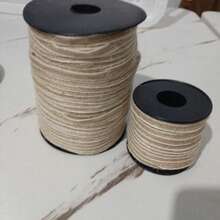 10M/100M Vintage Jute Burlap Hessian Ribbon With Lace Rustic Wedding Party Decoration Christmas DIY Craft Gift Packing Webbing - Primary Color - View 9