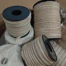 10M/100M Vintage Jute Burlap Hessian Ribbon With Lace Rustic Wedding Party Decoration Christmas DIY Craft Gift Packing Webbing - Primary Color - View 3