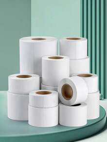 Marklife 40x30mm、60*40mm、70*20mm、80*60mm、100*100mm、1.57*1.18in、2.362*1.575 In、2.756*0.787 In、3.150*2.362 In、3.937*3.937 In、800 张/卷、经济型“热敏纸”、热敏标签贴纸、打印机方形热敏纸卷、白色、防水、防刮、防油、1 卷 - 兼容 P50、D100 打印机、适用于小型企业、商店、价格标签、包装标签、二维码、条形码、感恩节贴纸、愚人节 - 白色 - 查看 4