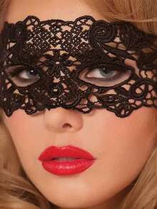 Máscara de encaje sexy para mujer, máscara de fiesta, disfraz de mascarada, accesorios para juegos de roles, utilería para actuaciones, adecuada para uso diario, bailes de máscaras, Halloween, decoraciones para fiestas de Navidad, regalo perfecto para familiares y amigos