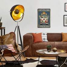 Vintage Thick Metal Tin Sign-Treat Your Mind With Kindness Sign 55QQ - 一切都會好起來 - 查看 6