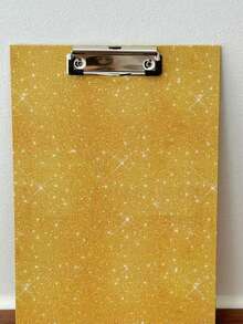 1pc Glittery Acrylic File Folder, Suitable For Classroom, Office, School, Student Writing Board