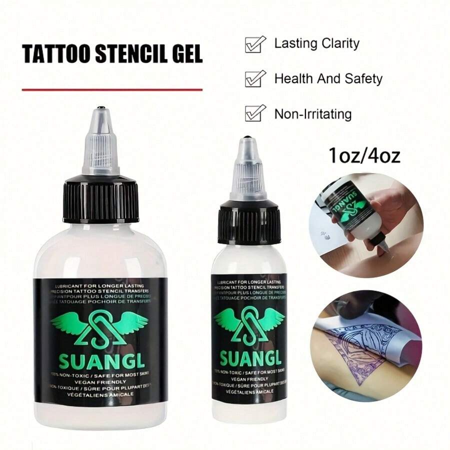 Tattoo Transfer Gel, Transfer Gel For Body Art Painting Tattoo Supplies - Great For Professional Artists And Beginners - 彩色 - 查看 1