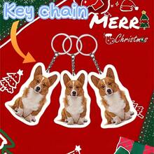 Personalisierter Foto-Schlüsselanhänger, personalisierter Schlüsselanhänger, mit Fotos personalisiert, süß, geeignet für Vatertag, Muttertag, Halloween, Weihnachten, Heiligabend, Valentinstag, Geburtstage, personalisierte Jahrestage - Personalisiert