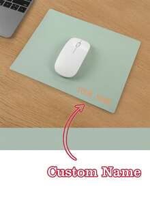 1pc Custom Mouse Pad - Personalized Name - Personalized Text - Dirt Resistant Mouse Pad Non-Slip Laptop Desk Mat - Suitable For Office, Easy To Carry Out - The Perfect Choice For Work Back To School - Multicolor - View 8
