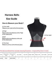 Leather Harness Belt For Women Chest Harness Woman Fashion Leather Wide Waist Belt Valentine's Day Gift Women's Belts & Trouser Belts