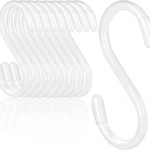 10 Stücke S-förmige Haken - Multifunktionale Metallhaken für Küche, Werkstatt, Badezimmer und Garten