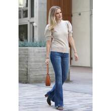 FashionPuzzle Small Crescent Shoulder Bag Underarm Purse - 灰褐色/灰褐色 - 查看 7