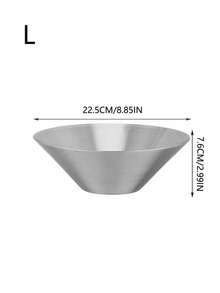 1/2Pcs Stainless Steel Mixing Bowls Decorative Esthetician Bowls For Wedding Christmas Party Baking Prepping Serving Facial Food Salad Fruit Snack Soup Cereal(6.2/8.8 Inch,Silver)