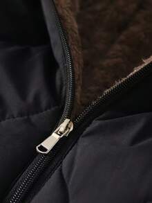 女婴连体衣套装，加厚保暖连体服，婴儿连帽保暖服