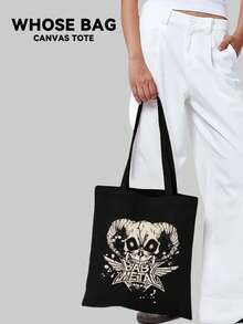 Halloween Gift-GHOSTFACE Support Tote Bag,Handbag, Reusable Shopping Bags, Foldable Large Capacity Casual Grocery Bags,Tote Bag, Perfectly Matching With Halloween Costumes Women