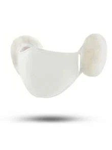 Cloud Print Warm Ear-Loop Face Mask, Wind & Cold-Proof, Unisex, Logo Customized, Autumn/Winter - White - View 10