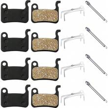4 Pairs Resin Brake Pads - Bicycle Disc Brake Pads Compatible With Shimano Deore XT XTR LX SLX Hone Alfine Saint